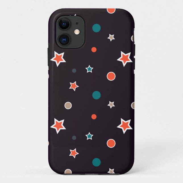 Coques Case-Mate iPhone Étoiles de Noël (Dos)