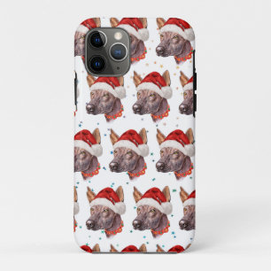 Case-Mate iPhone Case Étoiles de Noël de la race de chien nu mexicain