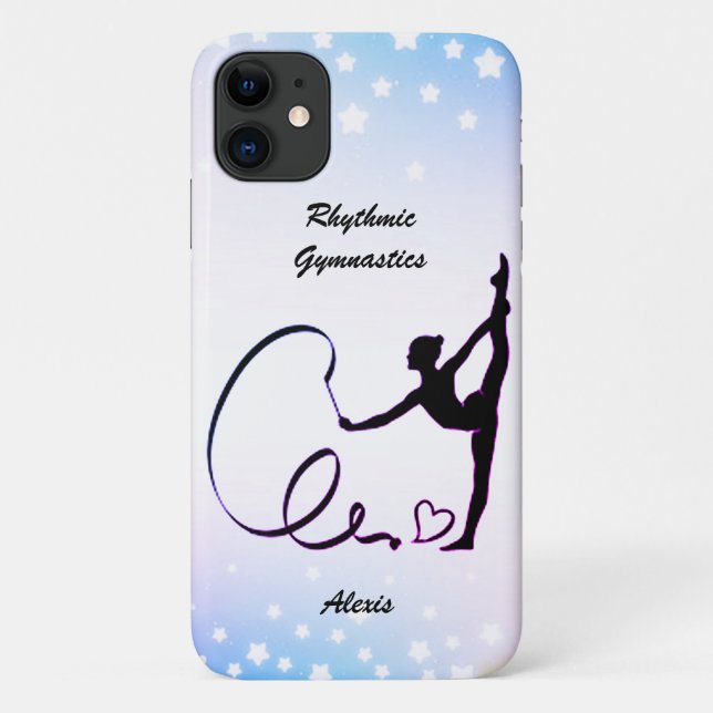 Coques Case-Mate iPhone Étoiles de ruban pour gymnastique rythmique (Dos)