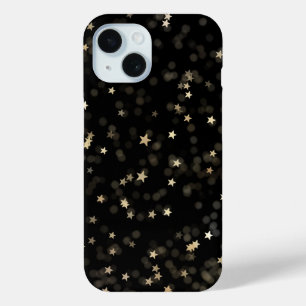 Coque Case-Mate iPhone Étoiles d'or sur noir