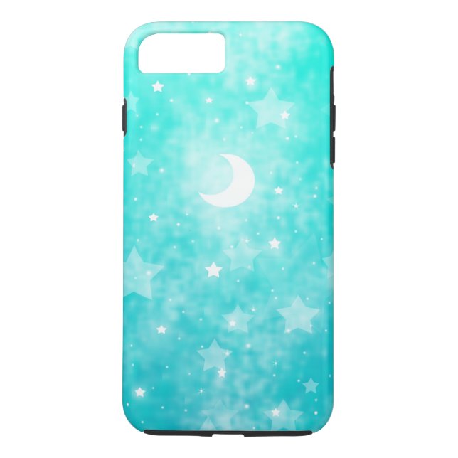 Coques Case-Mate iPhone Étoiles en papier et art céleste de fantaisie luna (Dos)