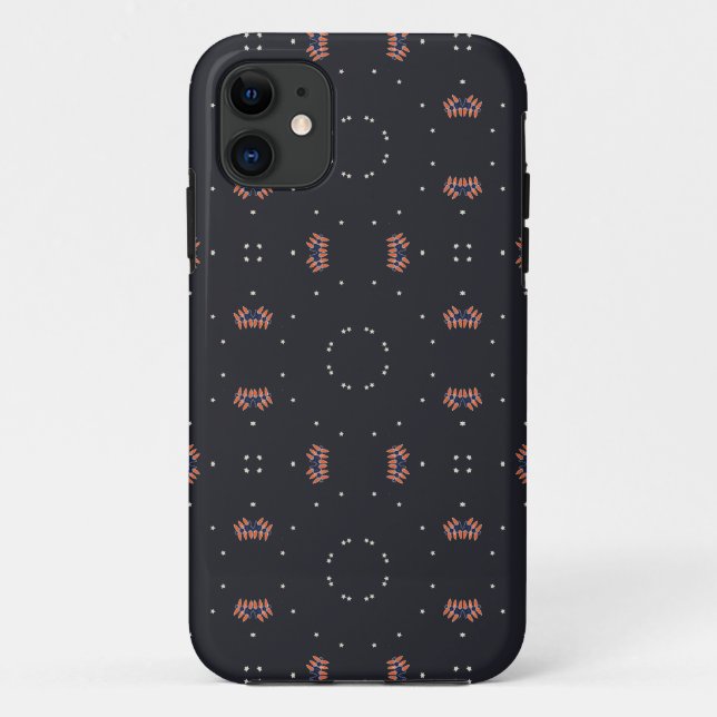 Coques Case-Mate iPhone Étoiles et motif d'engin spatial unique (Dos)