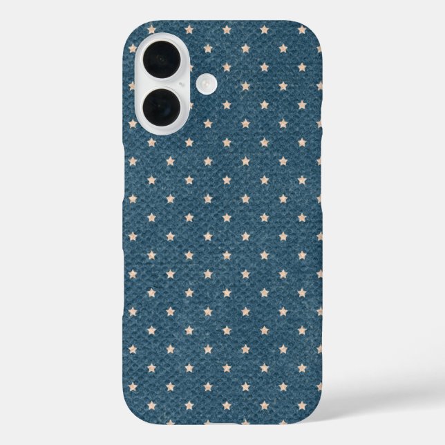 Coques Case-Mate iPhone Étoiles Éteintes Sur Fond Bleu (Verso)