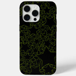 Coque Case-Mate iPhone Étoiles, Étoiles, Étoiles - Vert citron