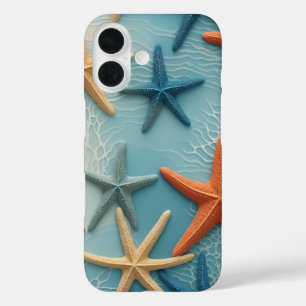 Coque Pour iPhone 16 étoiles marines