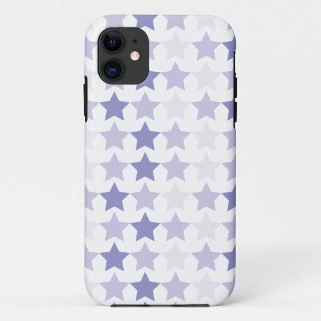 Coques Case-Mate iPhone Étoiles Patriotique Blue Ombre (Dos)