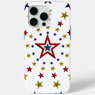 Coque Case-Mate iPhone Etoiles patriotiques Motif USA Rouge Blanc & Bleu