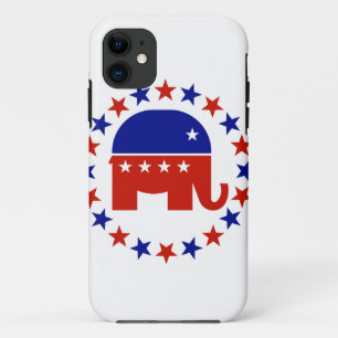 Coque Case-Mate iPhone Étoiles républicaines fières de cercle