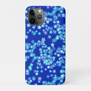 Coque Case-Mate Pour iPhone Étoiles, tons bleu pâle contre bleu foncé