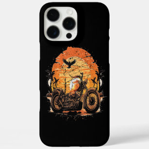 Coque iPhone 16 Pro Max Étonnant Retro Vintage Moto Classic Sunset C