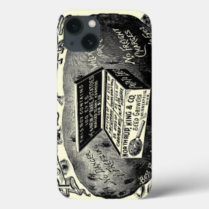 iPhone 13 Coque Étrange publicité vintage pour la pomme de terre