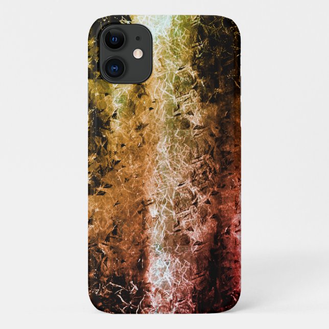 Coques Case-Mate iPhone Étrange texture fibreuse vieillie et saleté ou brû (Dos)