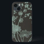 Etui iPhone 13 Étude de la nature de la menthe et du charbon de b<br><div class="desc">Floral</div>
