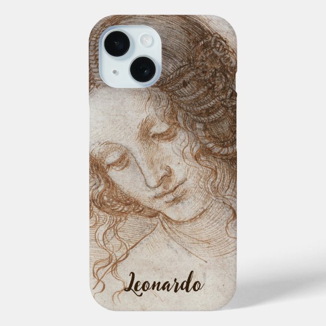 Coques Case-Mate iPhone Étude de Léonard de Vinci pour la tête de Léda (Verso)