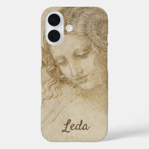 Coque Pour iPhone 16 Étude pour la tête de Léda de Léonard de Vinci