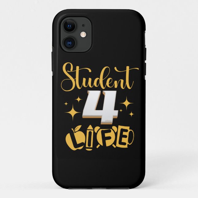 Coques Case-Mate iPhone ÉTUDIANT 4 VIE #vie étudiante (Dos)