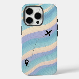 Coque iPhone 16 Pro "Étui de téléphone en art botanique minimaliste en
