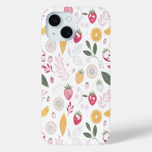 Coque Case-Mate iPhone “Étui iPhone iPad Fleur de Citron Fraise”
