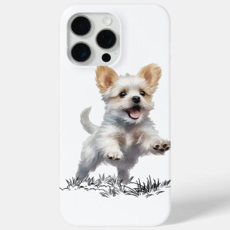 Coque Case-Mate iPhone “Étui pour iPhone 15 Pro Max Chiot Mignon – Chien