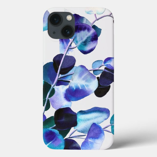 Coques Case-Mate iPhone Eucalyptus gomme Feuille aquarelle art (Verso)