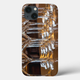 Etui iPhone 13 Europe, Italie, Toscane. Verres de vin dans un vig