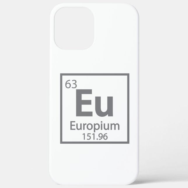 Coques Case-Mate iPhone Europium - Europe Science Periodic Design (Verso)