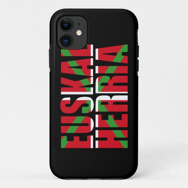 Coques Case-Mate iPhone Euskal Herria forme le drapeau Basque : Ikurriña, (Dos)