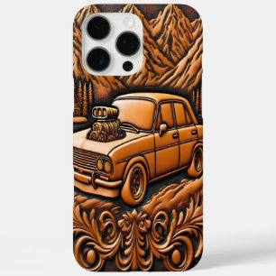 Coque iPhone 16 Pro Max Evasion pittoresque avec puissance de voiture musc