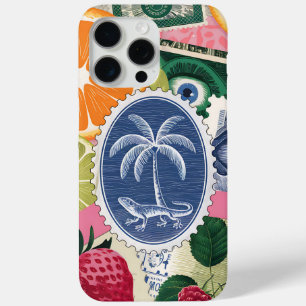 Coque Case-Mate iPhone Évasion tropicale - Fruits et collages naturels dy