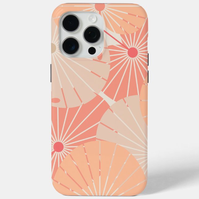 Coques Case-Mate iPhone Éventails Chinois Superposés (Verso)