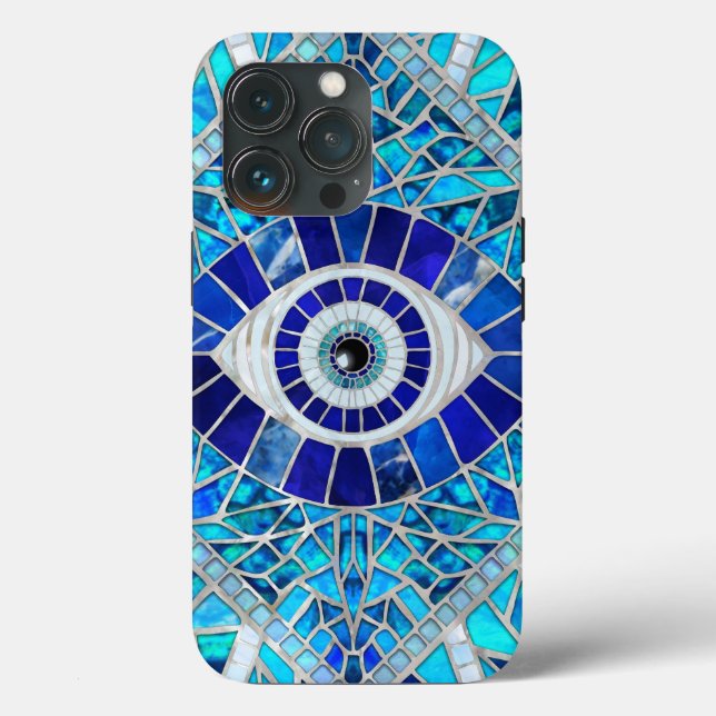 Coques Case-Mate iPhone Evil Oeil Amulet Mosaic Art (Verso)