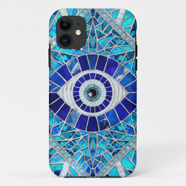 Coques Case-Mate iPhone Evil Oeil Amulet Mosaic Art (Dos)