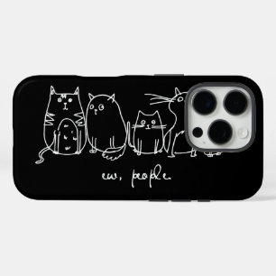 Coque iPhone 16 Pro Ew, Les Gens Drôle Amoureux de les chats Meowy