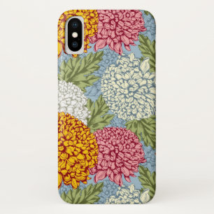 Coque iPhone X Excellent motif avec des chrysanthèmes