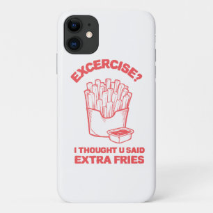 Case-Mate iPhone Case Exercice Je pensais que vous avez dit frites suppl