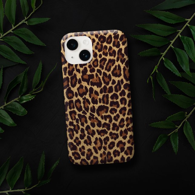 Coques Case-Mate iPhone Exotic Faux Empreinte de léopard (Créateur téléchargé)
