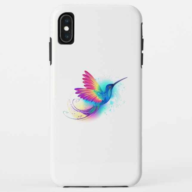 Coques Case-Mate iPhone Exotic Rainbow Hummingbird (Dos)