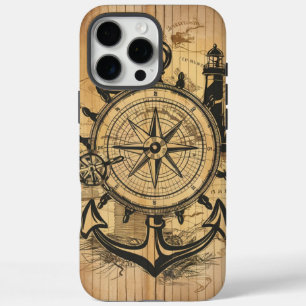 Coque iPhone 16 Pro Max Explorateur Nautique Rustique Cool