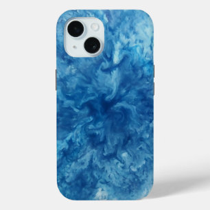 Coque Case-Mate iPhone Explosion d'aquarelle bleue