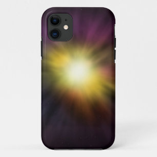 Coques Pour iPhone Explosion de l'oeuvre spatiale numérique