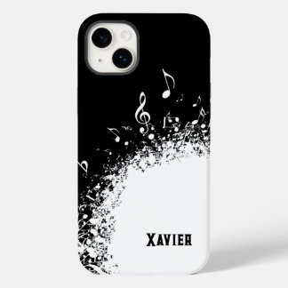 Coque Case-Mate iPhone explosion de musique en noir et blanc