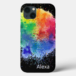 Case-Mate iPhone Case Explosion de peinture sur noir