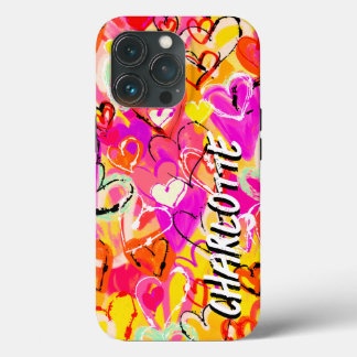 Case-Mate iPhone Case Explosion des coeurs de graffitis : Dessin à la ma
