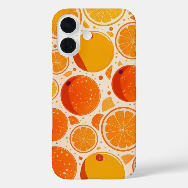 Coques Case-Mate iPhone Explosion d'Orange (Verso)