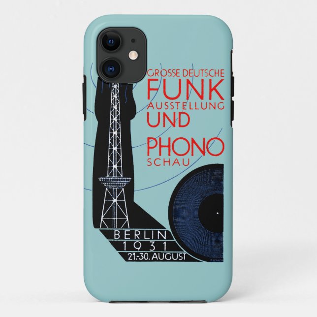 Coques Case-Mate iPhone Exposition allemande de radio et de musique 1931 (Dos)