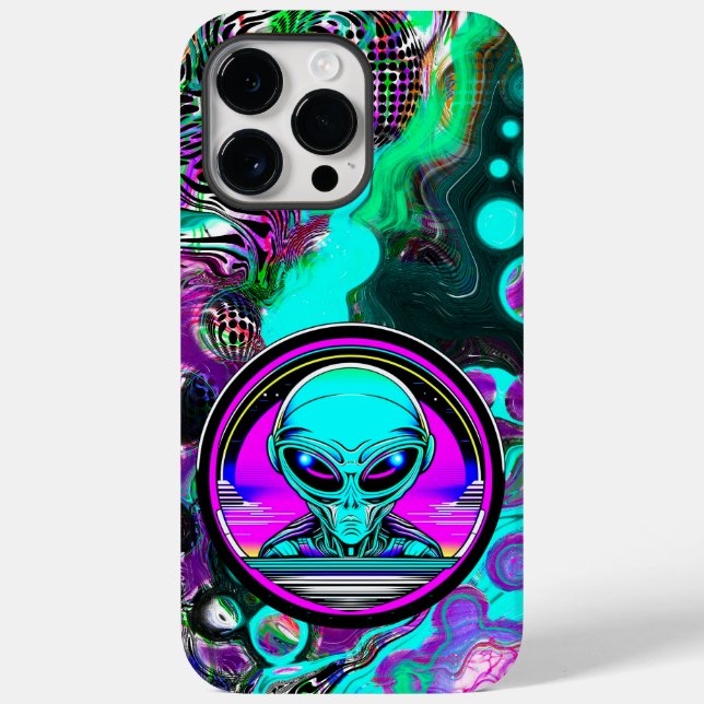 Coques Case-Mate iPhone Extraterrestre Alien volant une soucoupe volante (Verso)