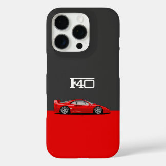 Coque iPhone 16 Pro F40 Classic holy trinity car