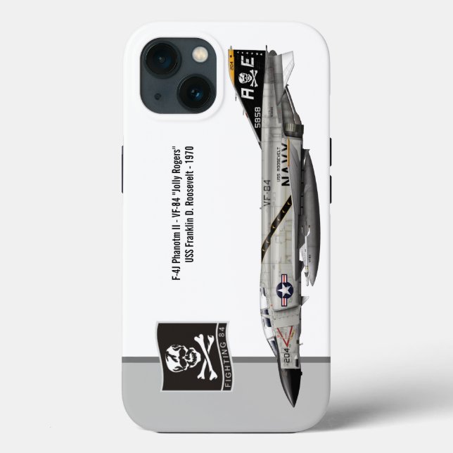Coques Case-Mate iPhone F-4 Phantom II VF-84 Jolly Rogers profile (Verso)