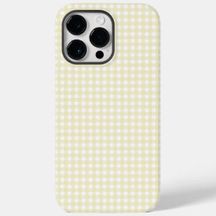 Coque Case-Mate iPhone F & L En vichy jaune