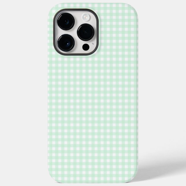 Coques Case-Mate iPhone F & L Green En vichy (Verso)